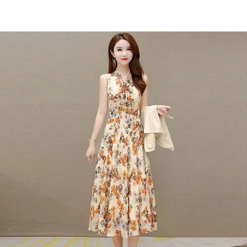 2022 Spring Autumn New Suit Jacket Dress Two-piece Women&#39;s Elegant Blazers Floral Long Skirt Set Female Office Professional Wear