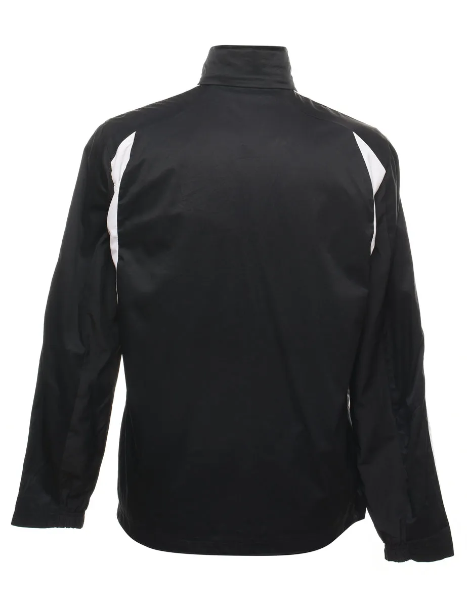 Adidas Black & White Classic Nylon Jacket - S