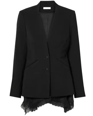 Black Allie Basque Blazer