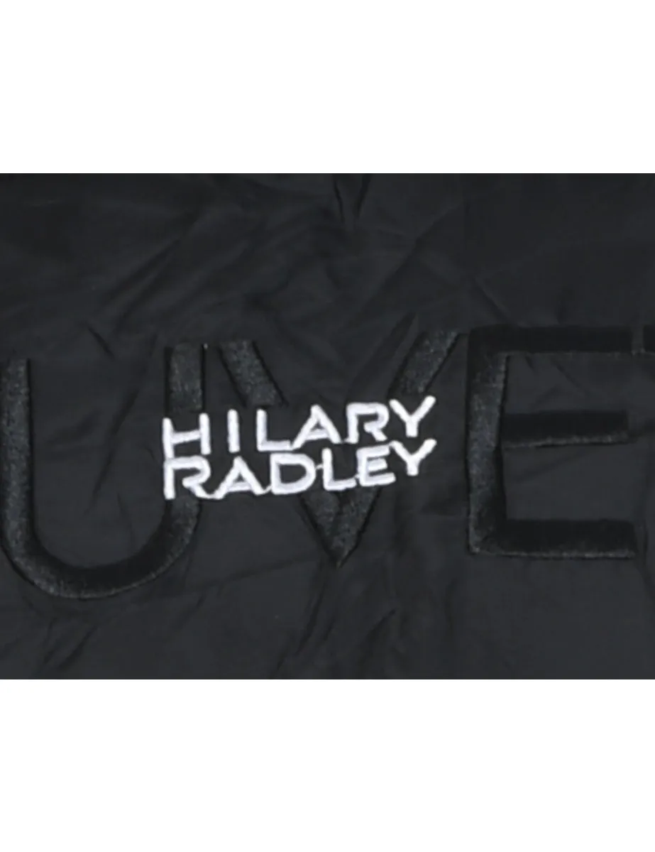 Black Classic Hilary Radley Zip-Front Jacket - S