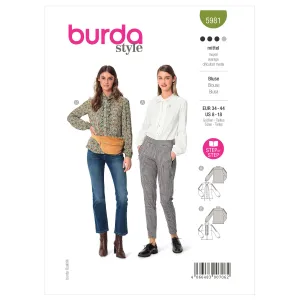 Burda Pattern 5981 Misses' Top/Vest