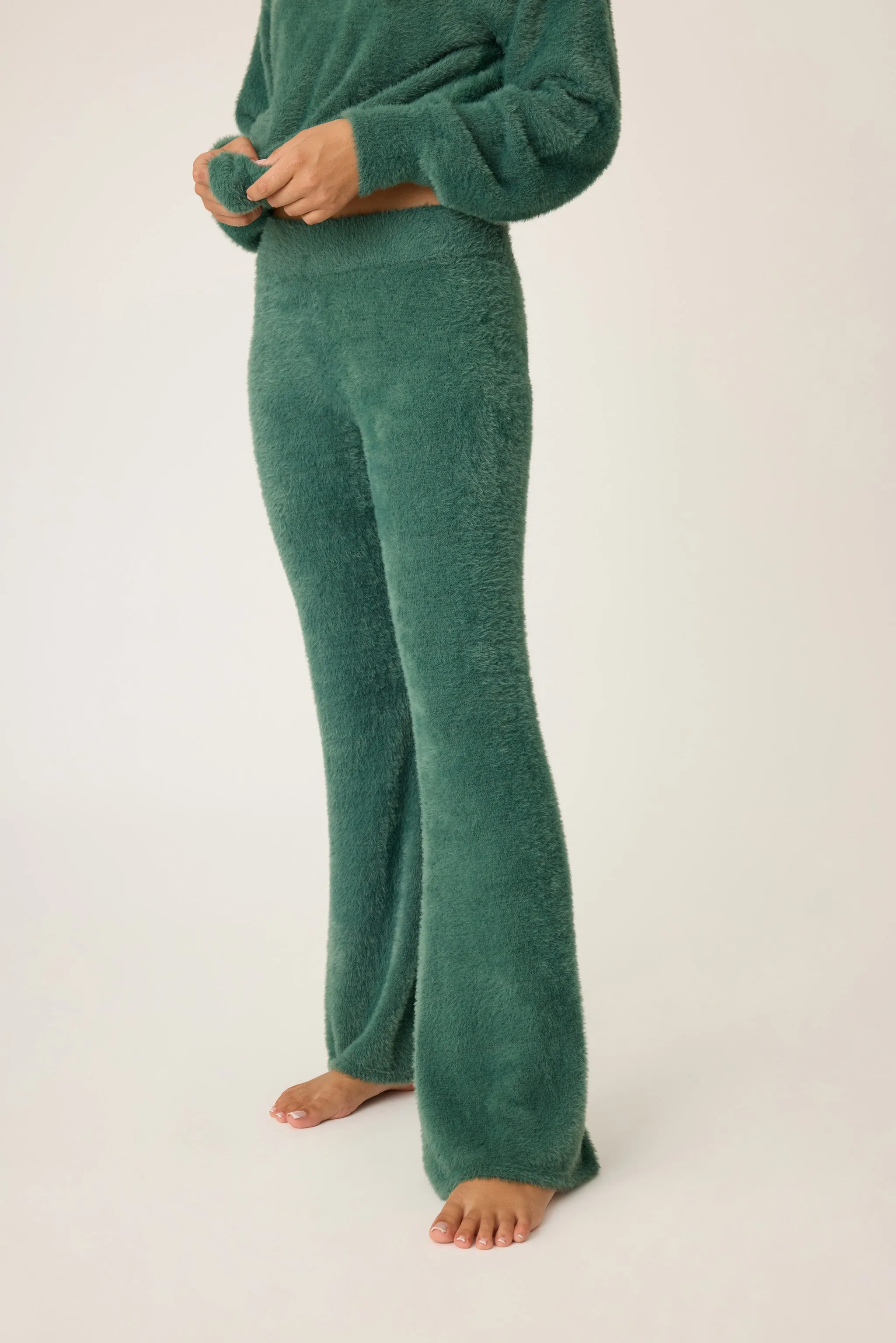 Campfire Cozy Feather Knit Lounge Pant