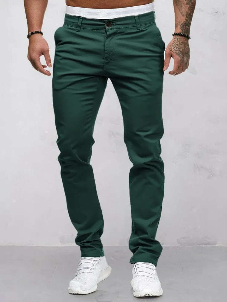 Casual Cozy Solid Pants