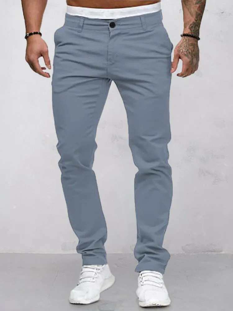 Casual Cozy Solid Pants