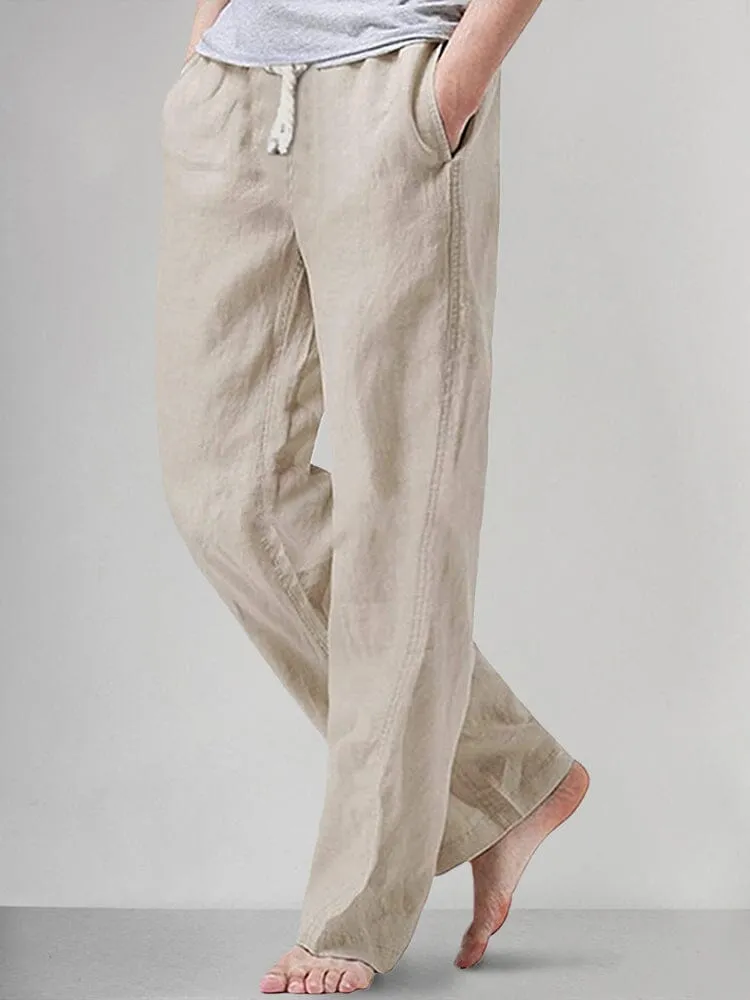 Casual Linen Style Cozy Pants