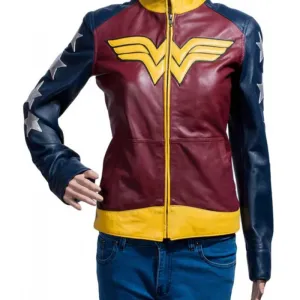 Classic Wonder Woman Leather Jacket