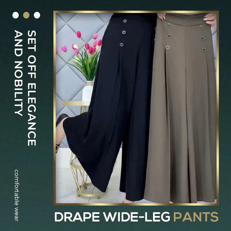 Comfortable & Skin-Friendly Pleated Wide Leg Pants