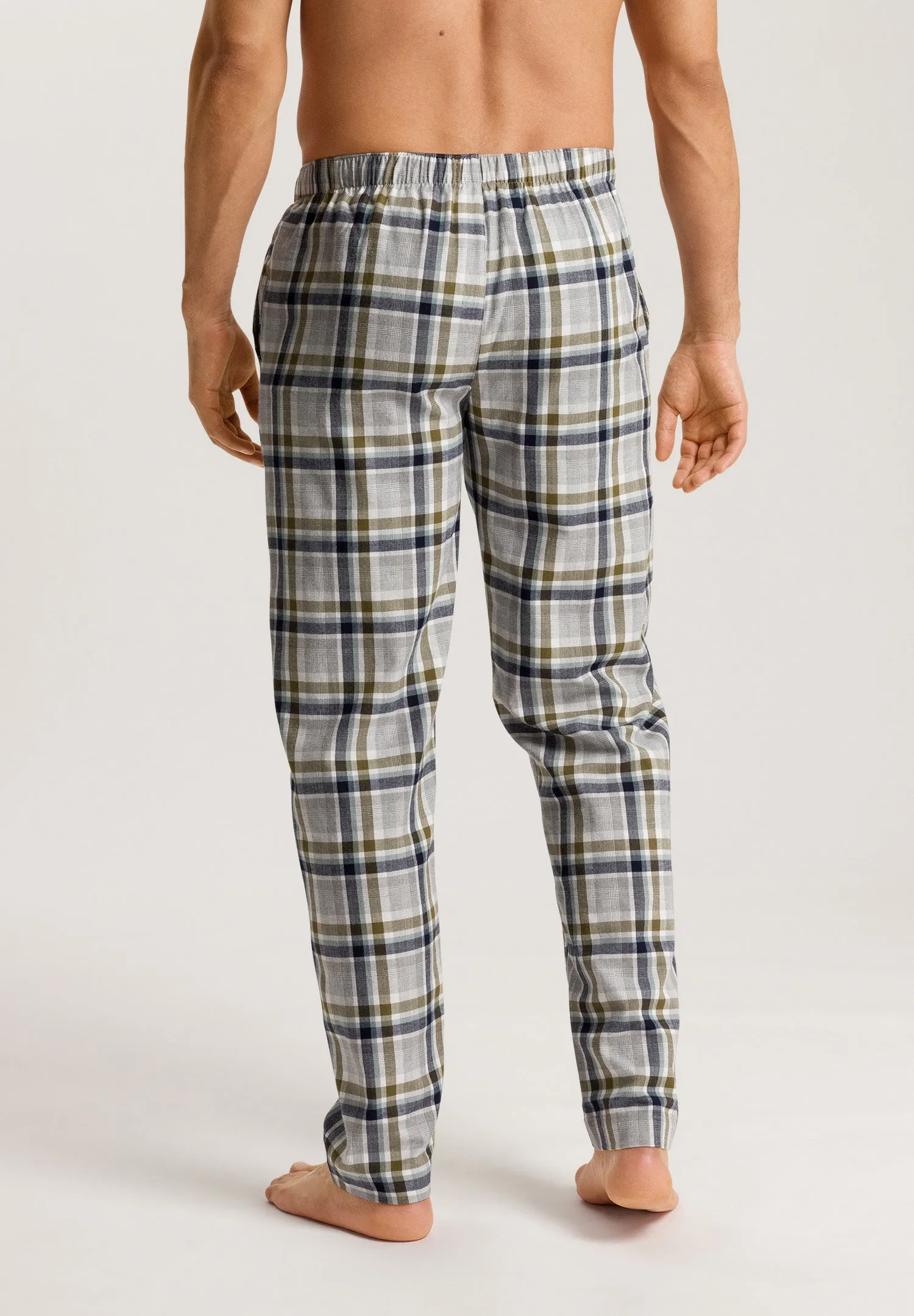 Cozy Comfort Cotton Drawstring Pajama Pants | Wintry Check 75723-2889