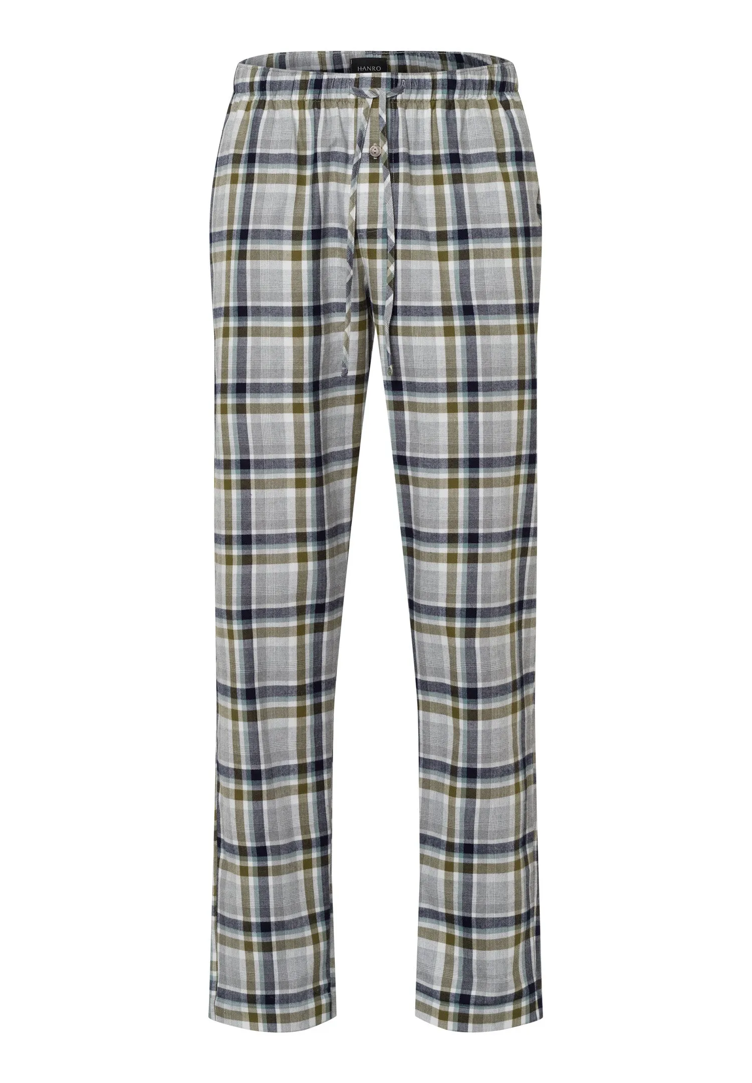 Cozy Comfort Cotton Drawstring Pajama Pants | Wintry Check 75723-2889