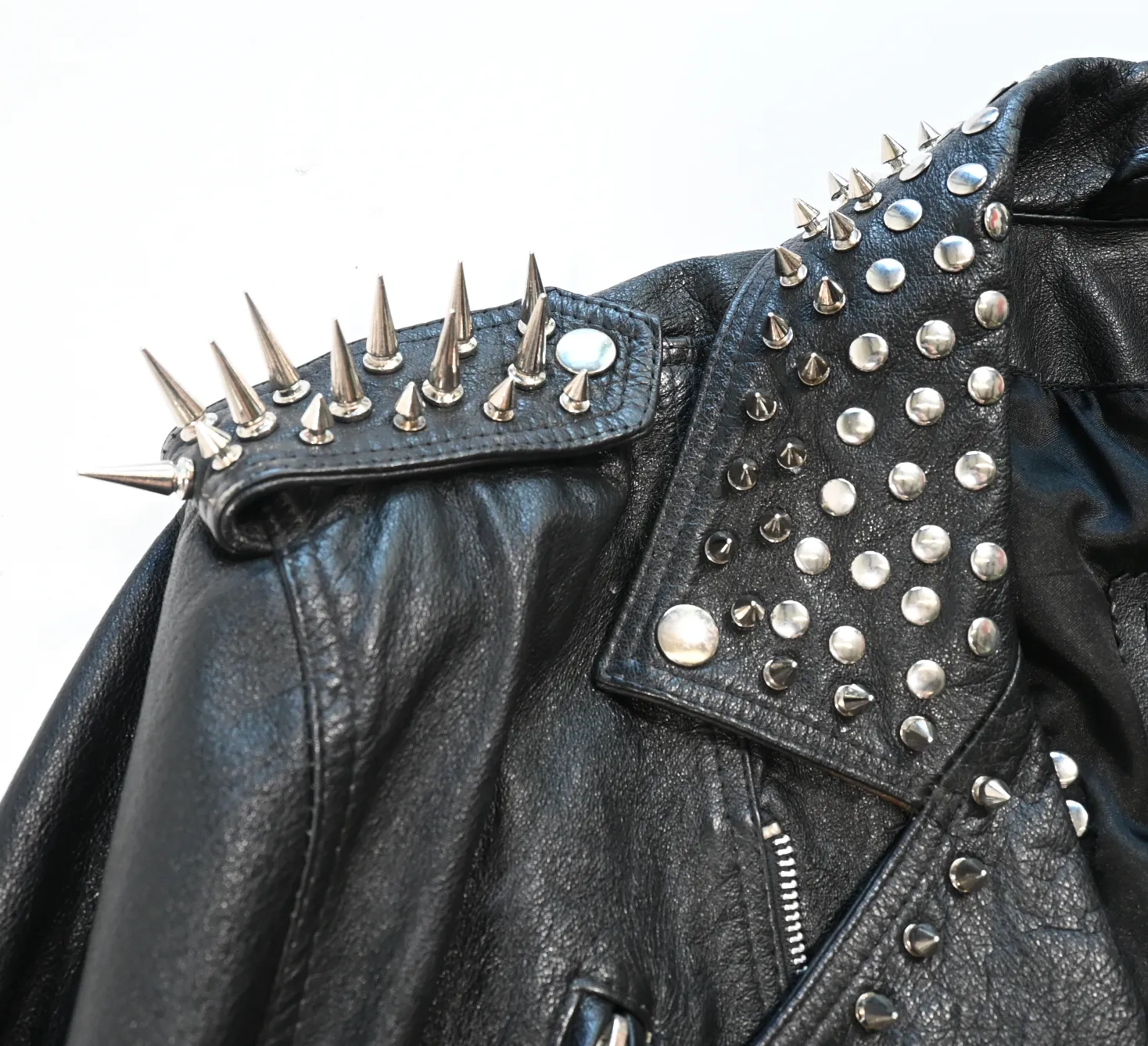 DAN 7:20 Leather Studded dan Jacket