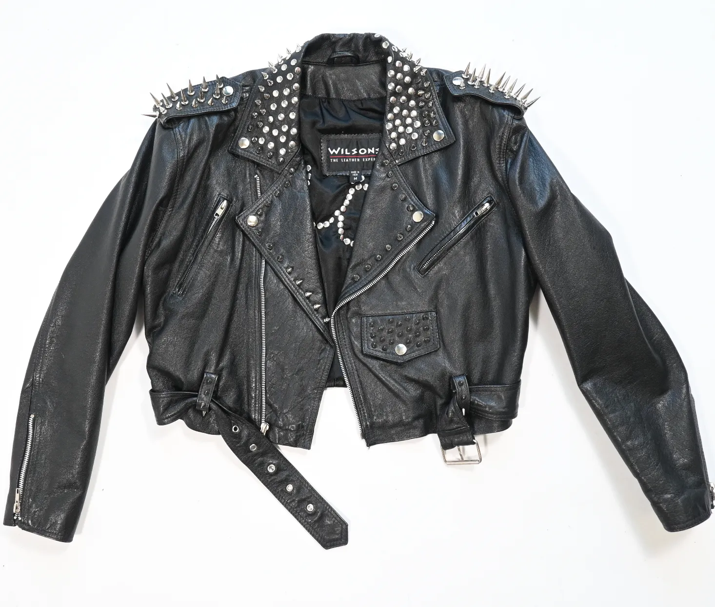 DAN 7:20 Leather Studded dan Jacket