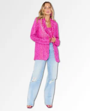 Dance Pink Sequin Blazer