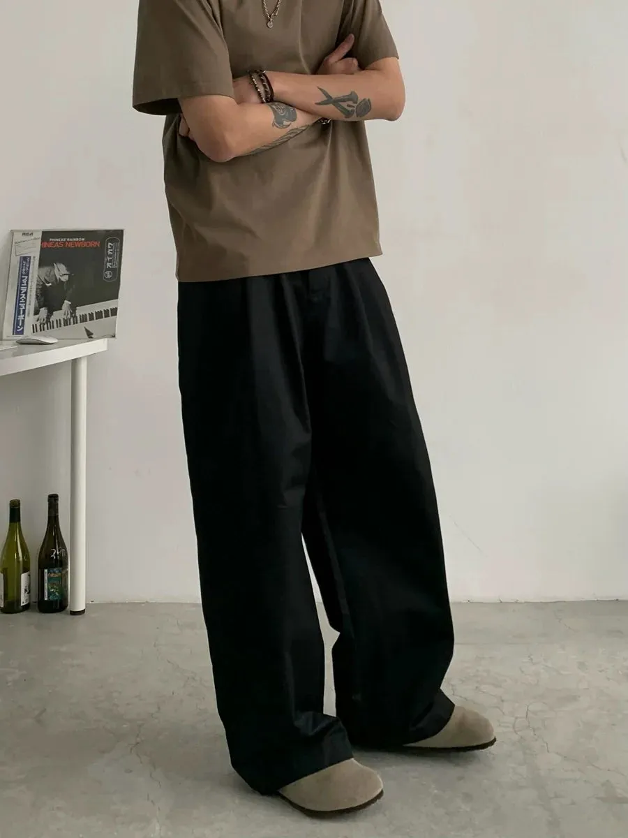 Effortless Wide Leg Casual Pants