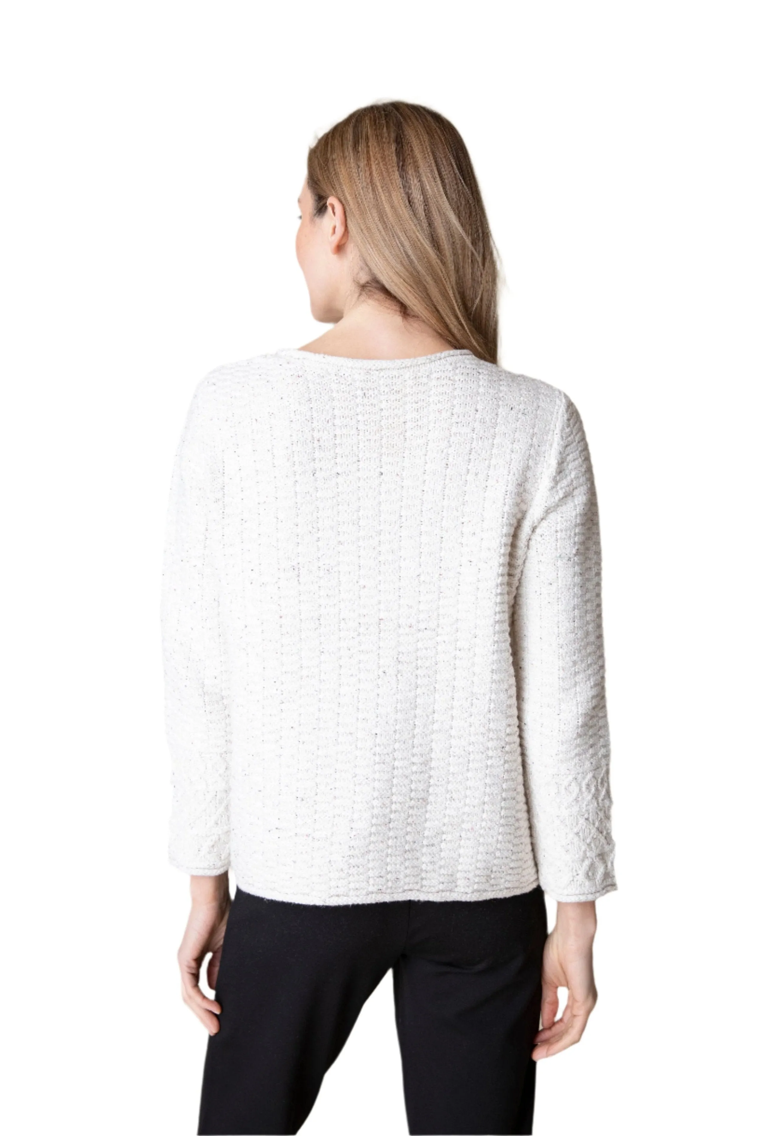 Habitat "Harvest Tweed" Cozy Pullover Top - 89105