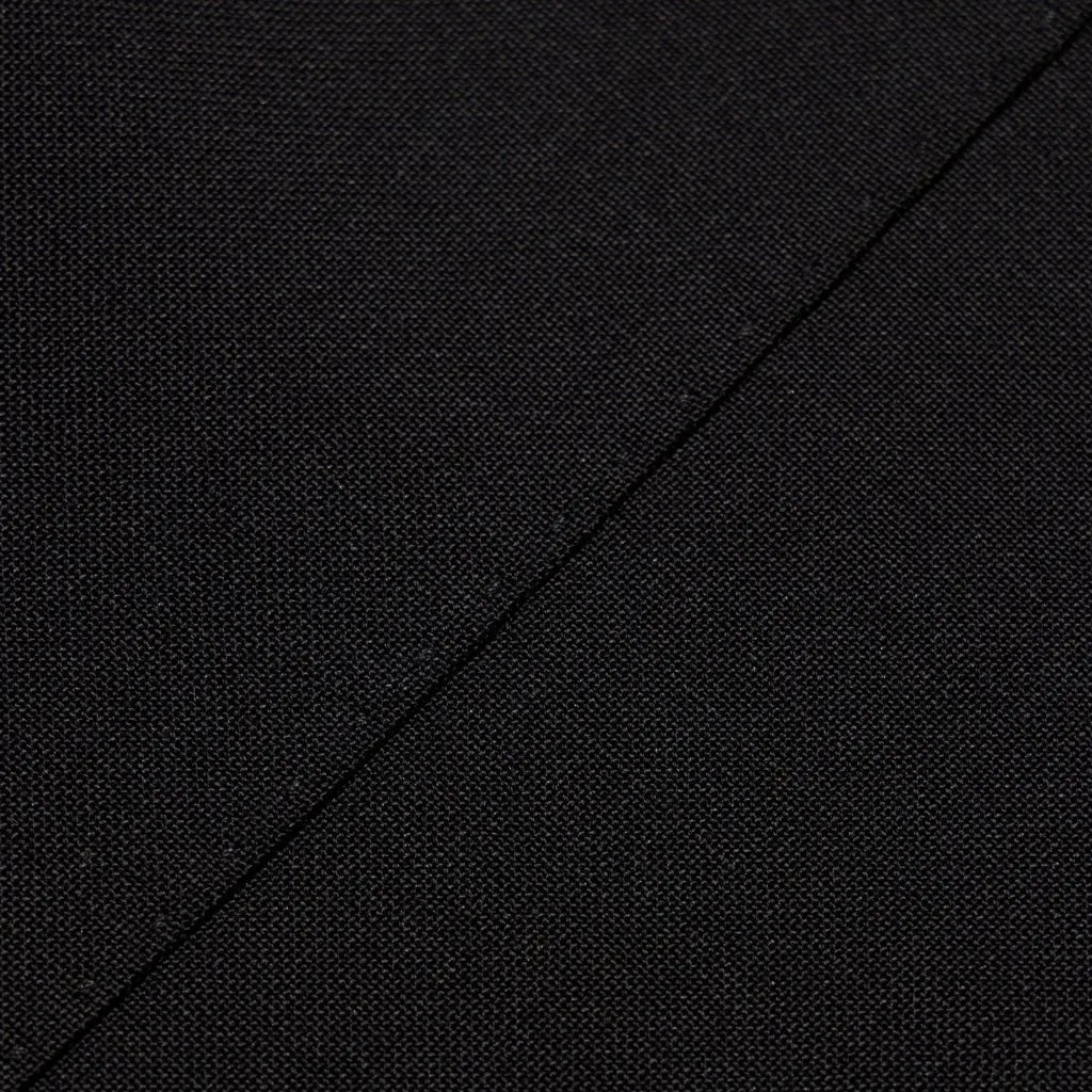 HENRY SARTORIAL X CARUSO Single Breasted Notch Lapel Blazer BLACK REG