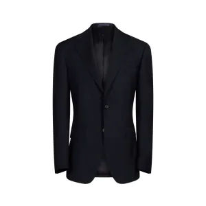 HENRY SARTORIAL X CARUSO Single Breasted Notch Lapel Blazer DARK NAVY REG