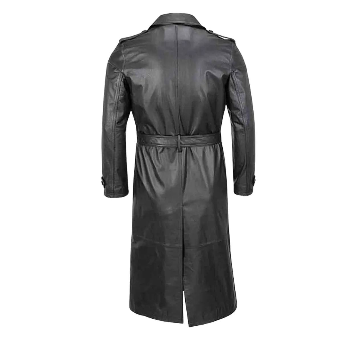 Ivora Classic Western Leather Duster Coat