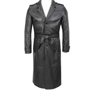 Ivora Classic Western Leather Duster Coat