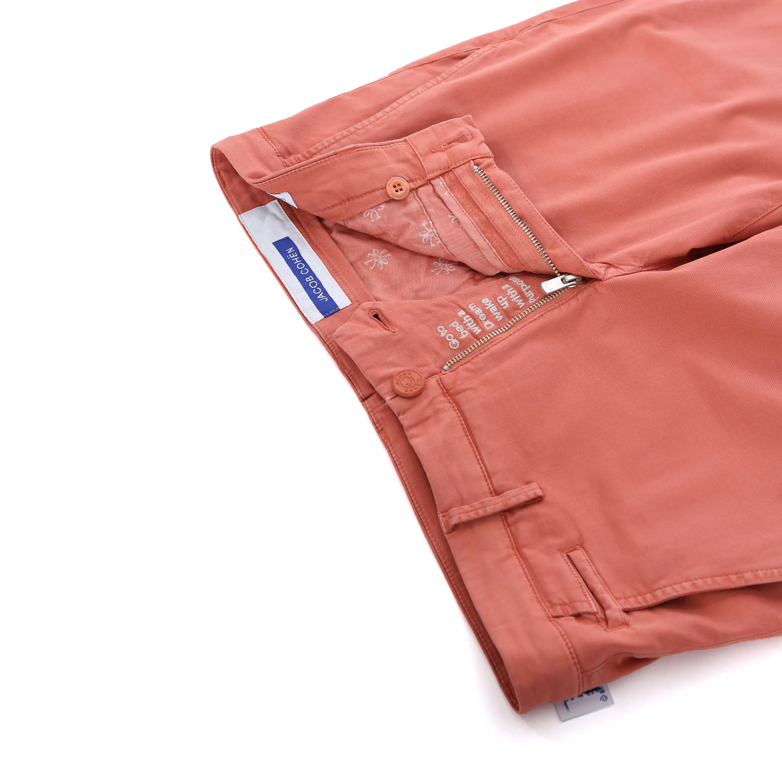 Jacob Cohen Bobby Chino in Salmon Pink