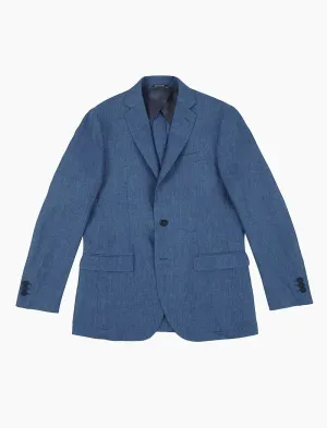 Jeans Blue Linen Blazer