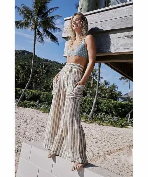 Jones Beach Wide Leg Pant Army Combo