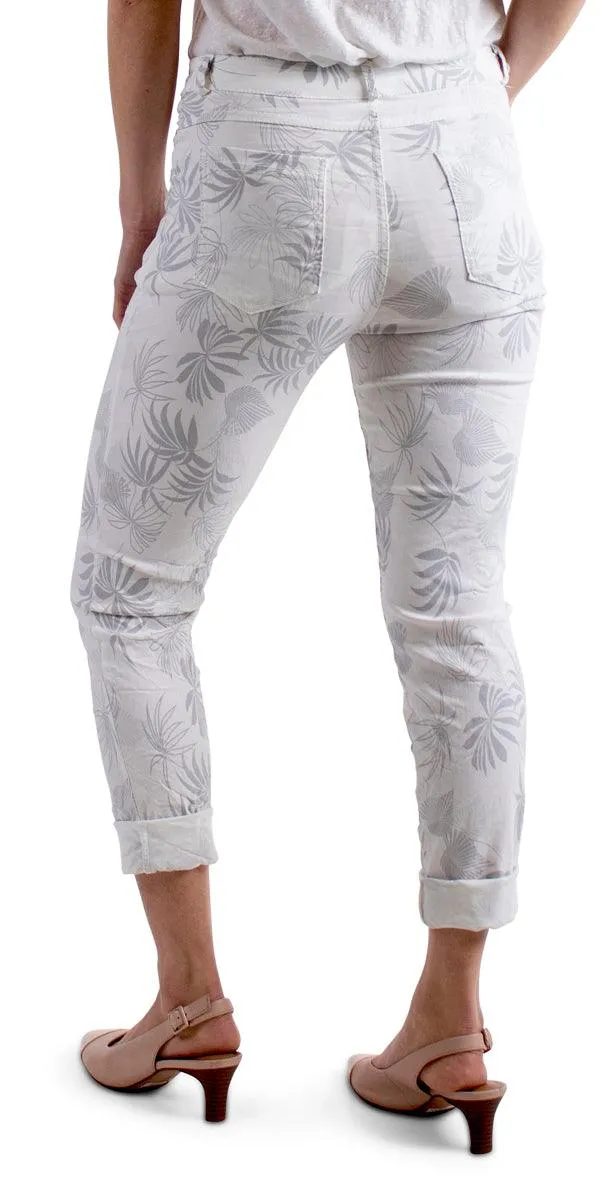 Kentia Palm Print Pant