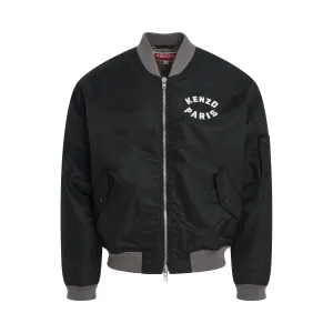 Kenzo Lucky Tiger Bomber Jacket in Black