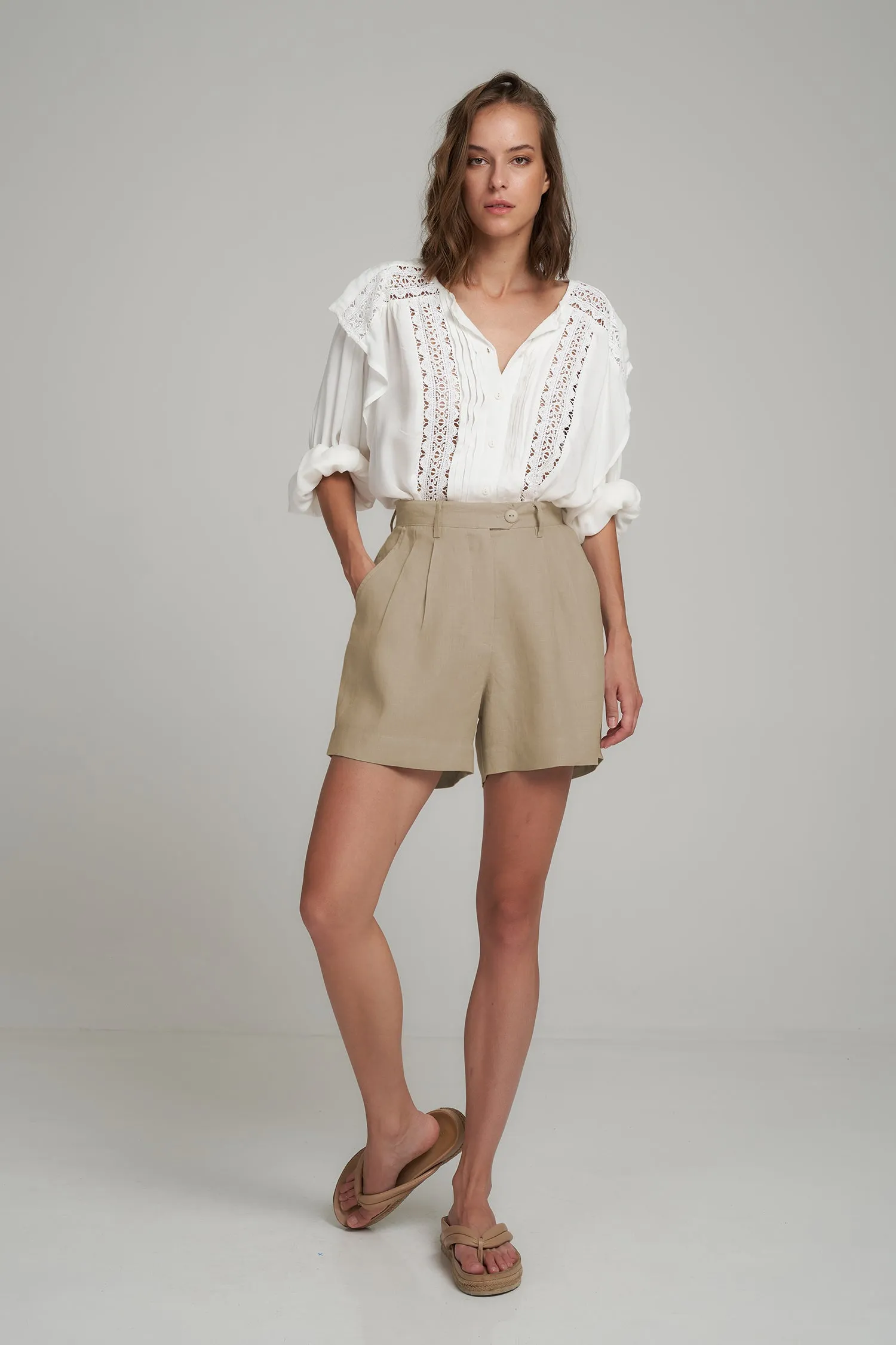 Lilya - January Blouse - Ivory