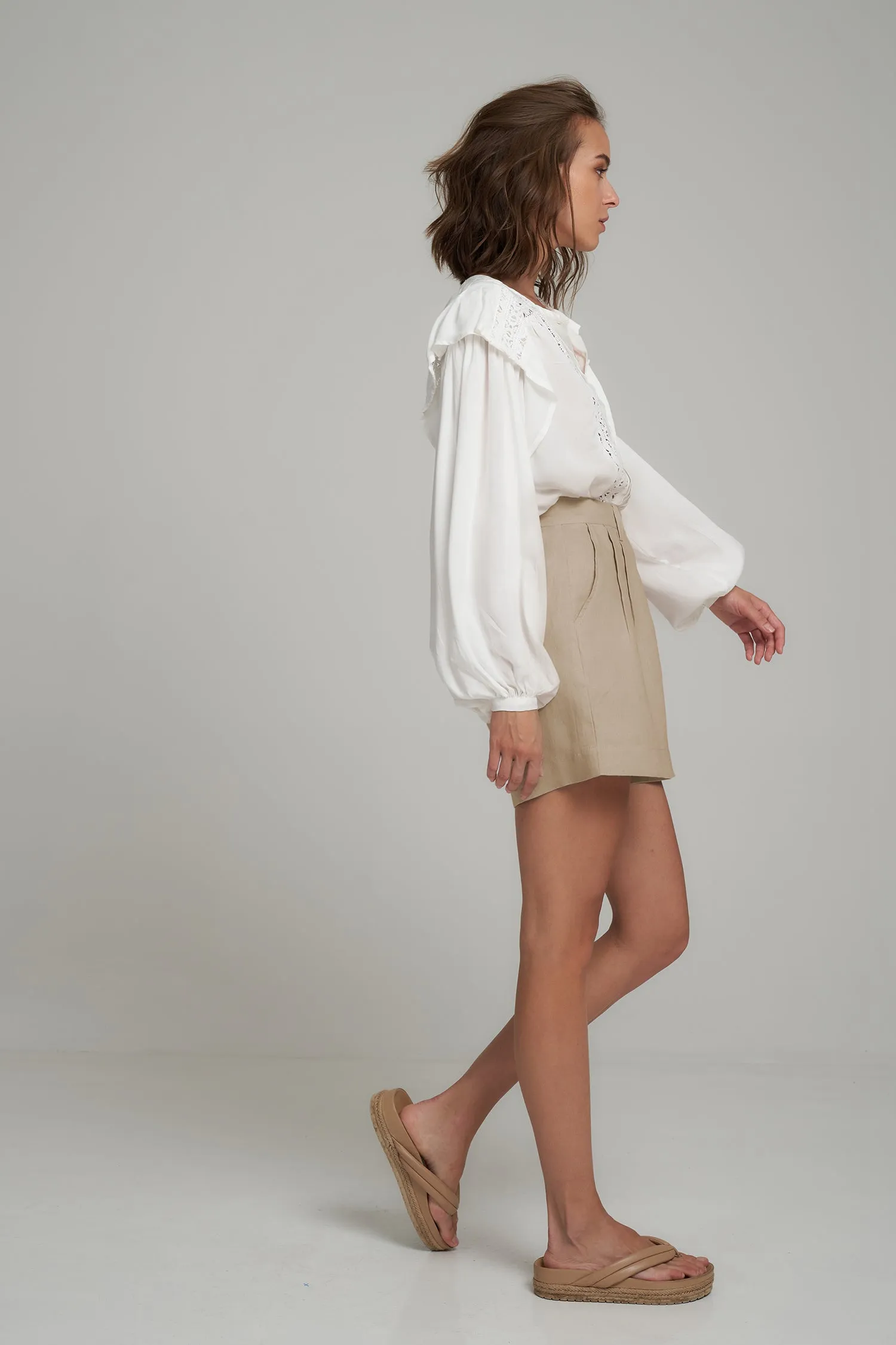 Lilya - January Blouse - Ivory