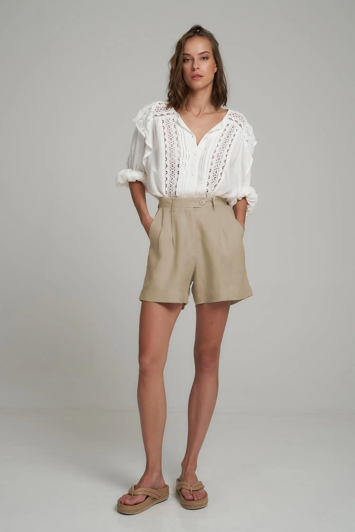 Lilya - January Blouse - Ivory