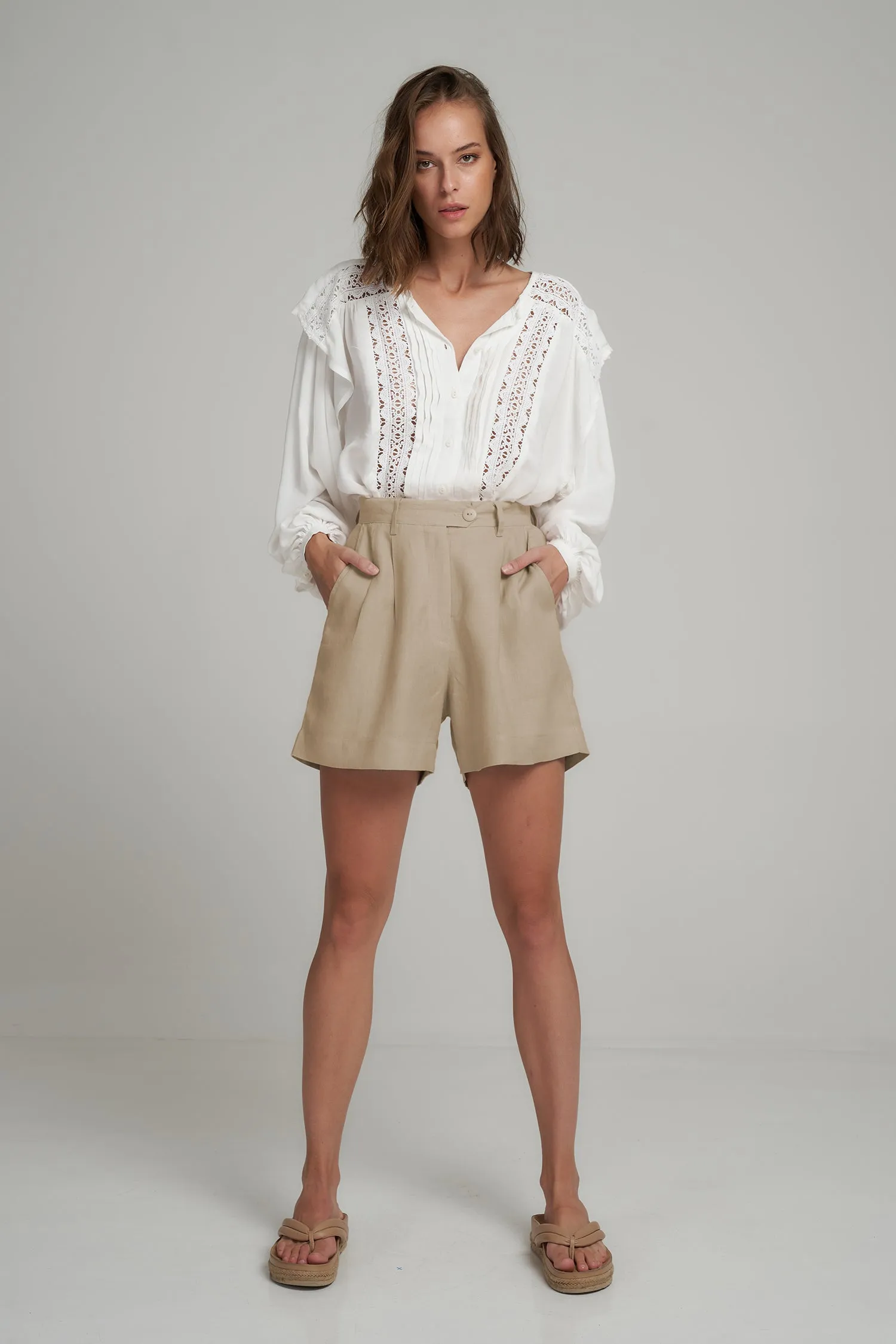 Lilya - January Blouse - Ivory