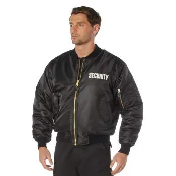 MA-1 Flight Jacket With Security Print