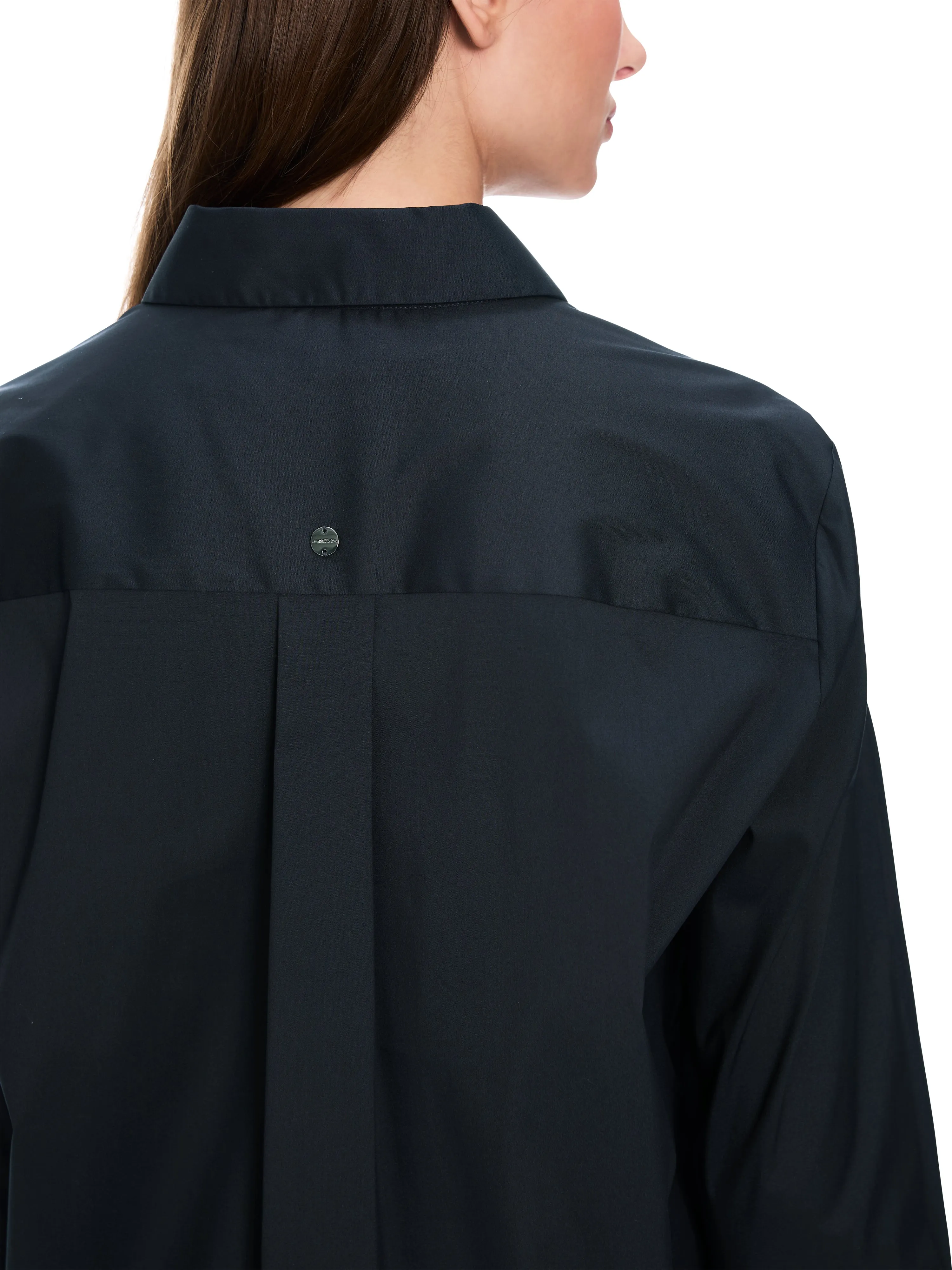 MARC CAIN Midnight Blue Silky Blouse