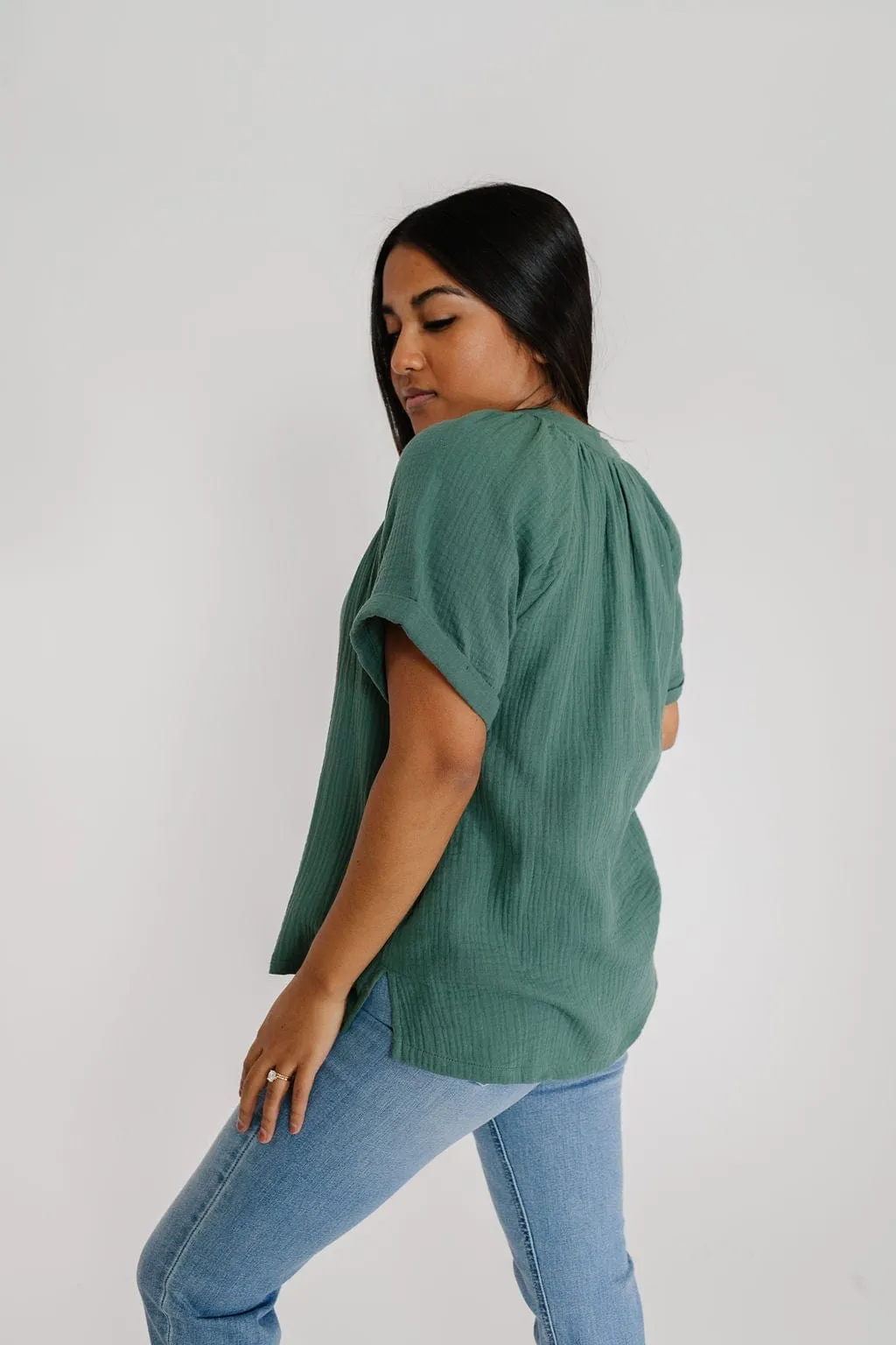 McCharlie Blouse in Pistachio