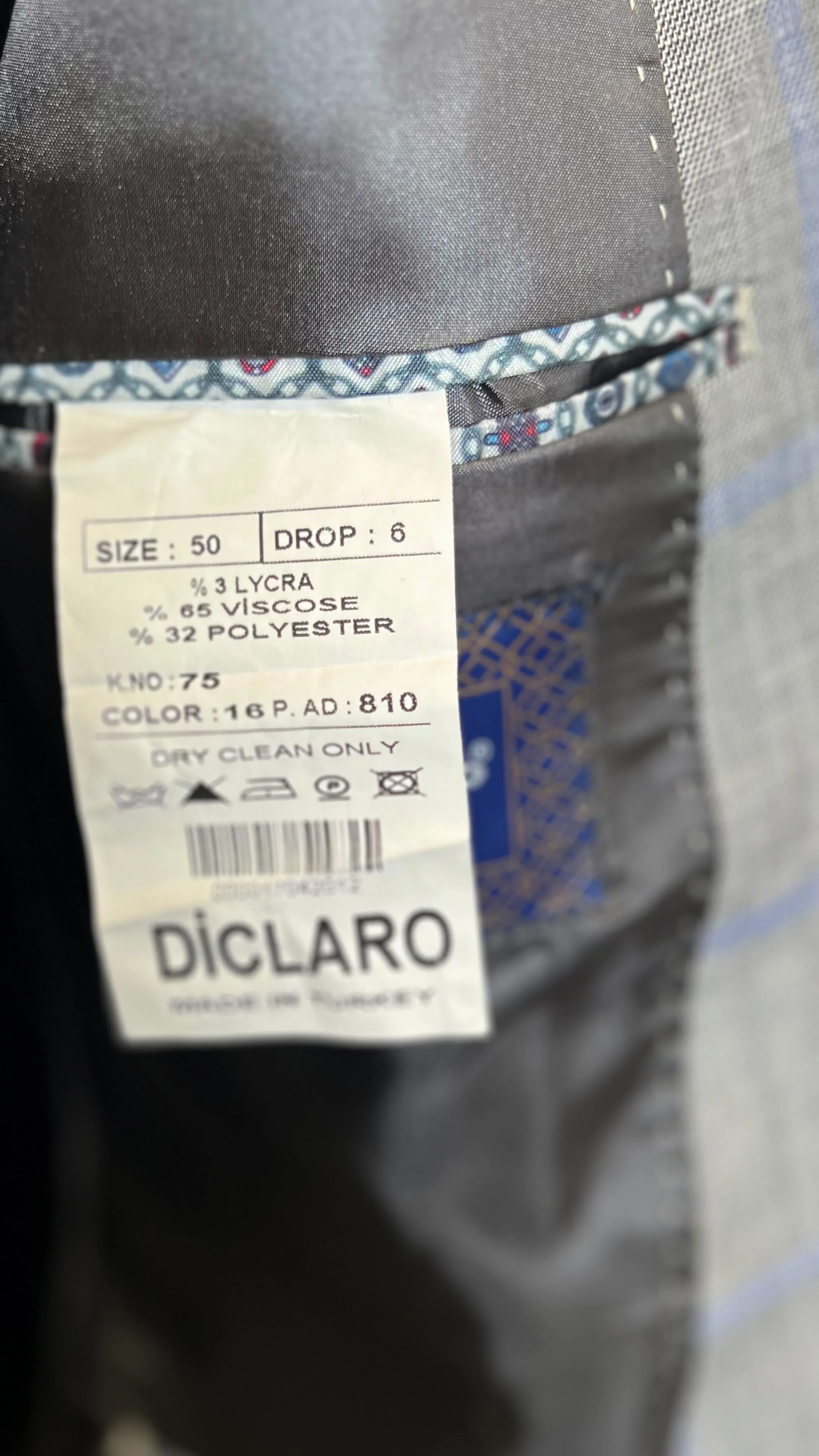 Men's Luxury Tailored Fit Blazer by Di Claro