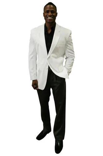 Men's White Blazer