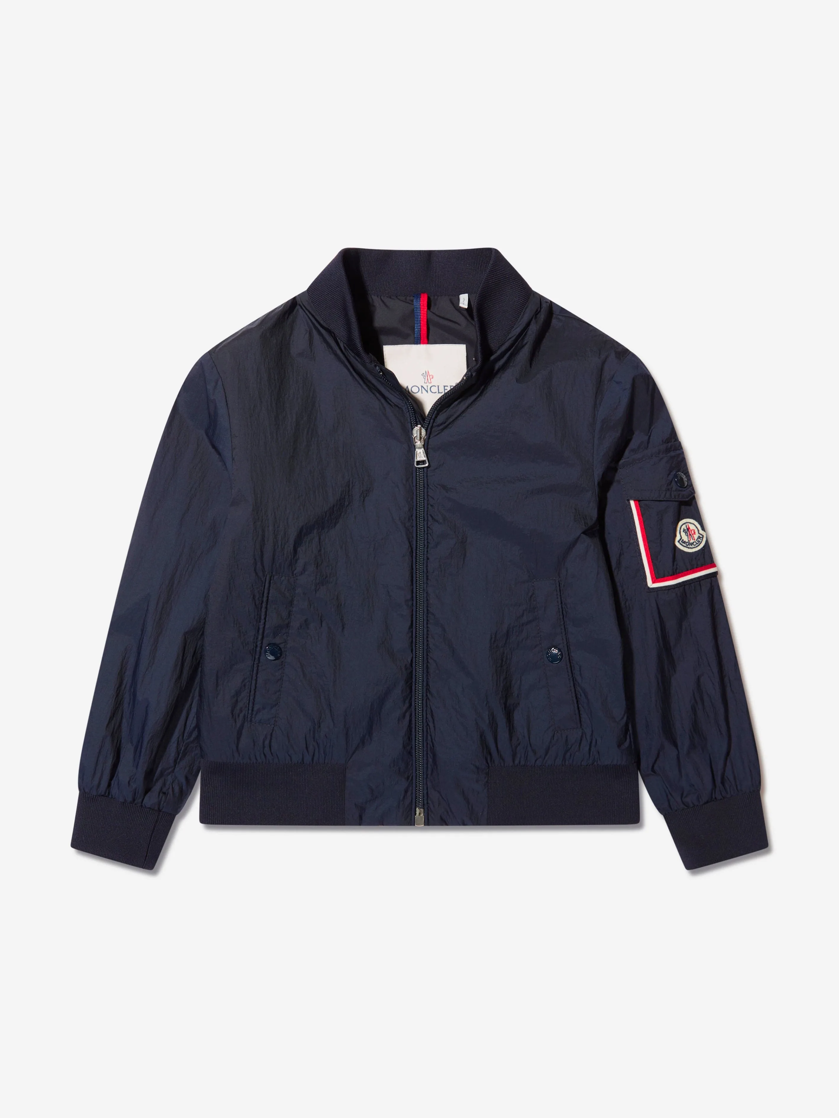 Moncler Enfant Boys Aimon Bomber Jacket in Navy