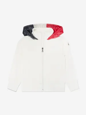 Moncler Enfant Boys Zip Up Top in White