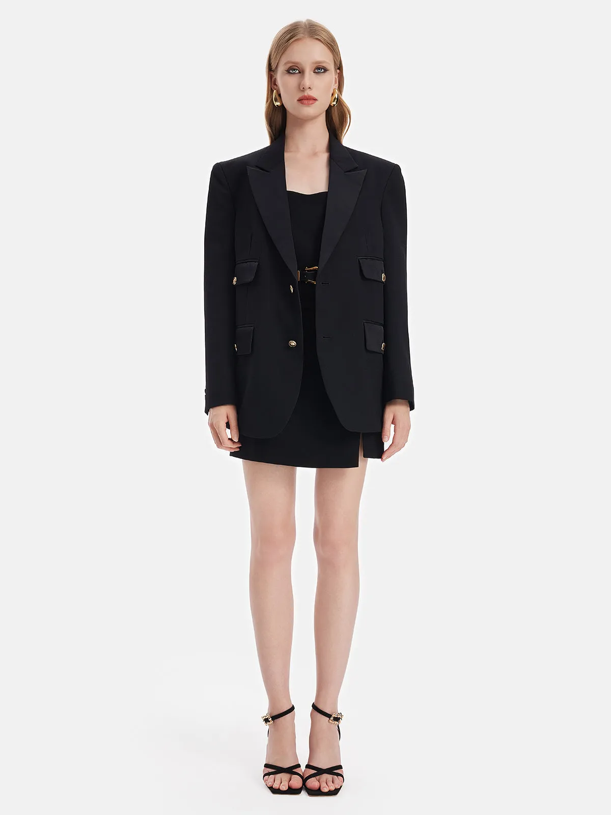 New Zealand Wool Peacoat Blazer