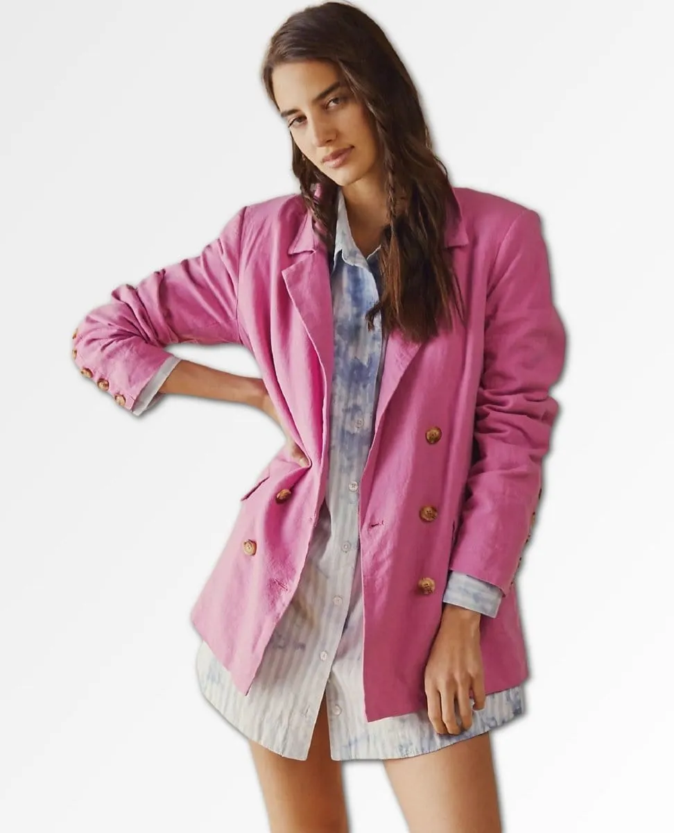 Olivia Blazer Pink Envy