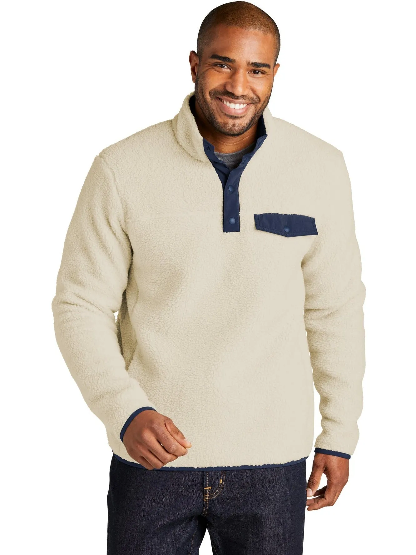 Port Authority Camp Fleece Snap Pullover