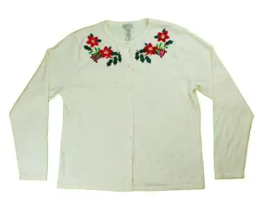 Simple Flowers-Medium Christmas Sweater