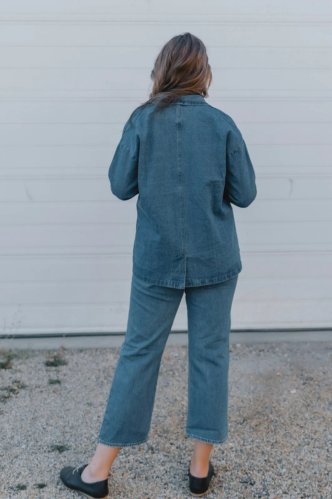 The Lainey Denim Blazer