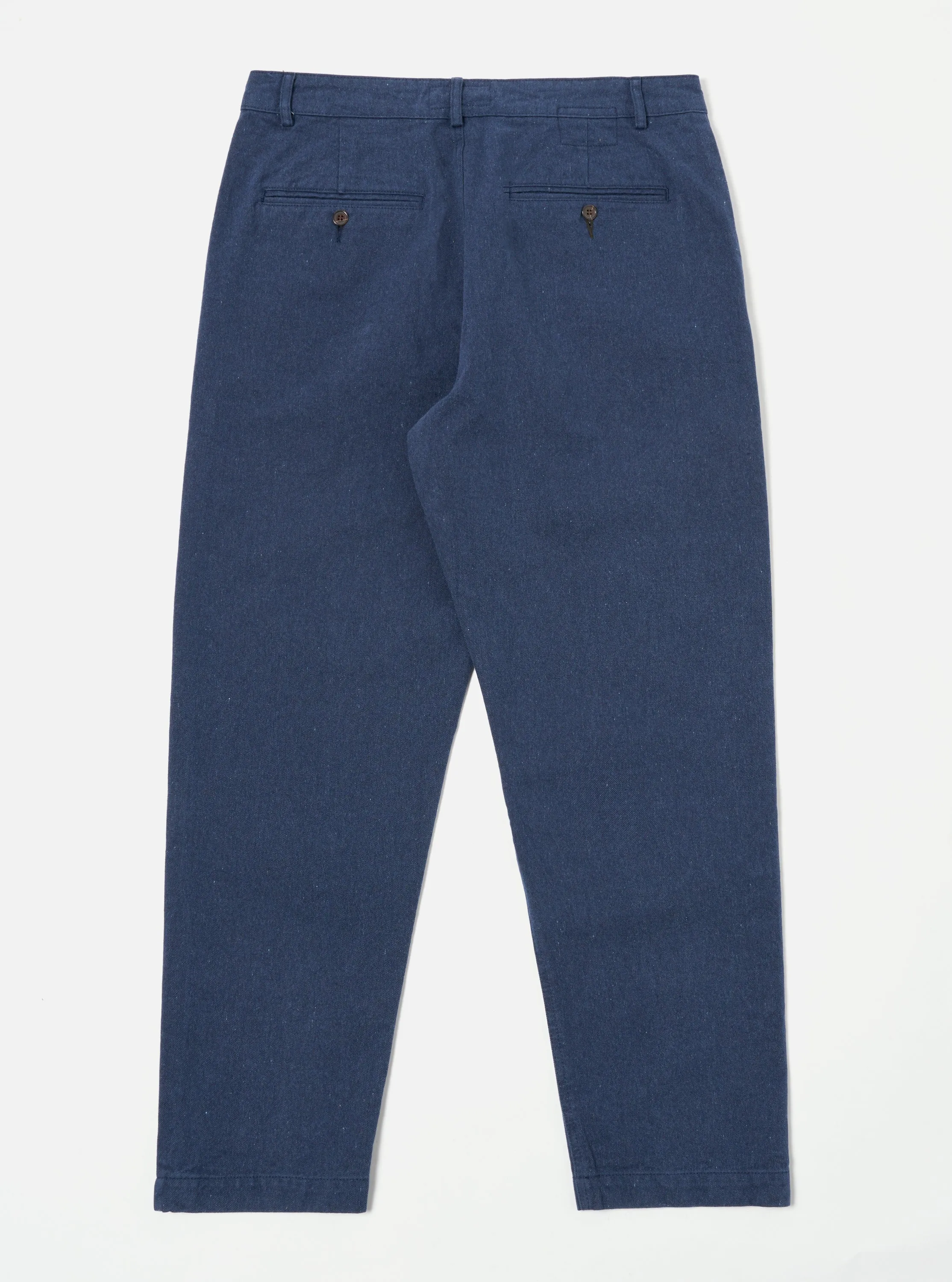 Universal Works Military Chino in Indigo Recycled Denim