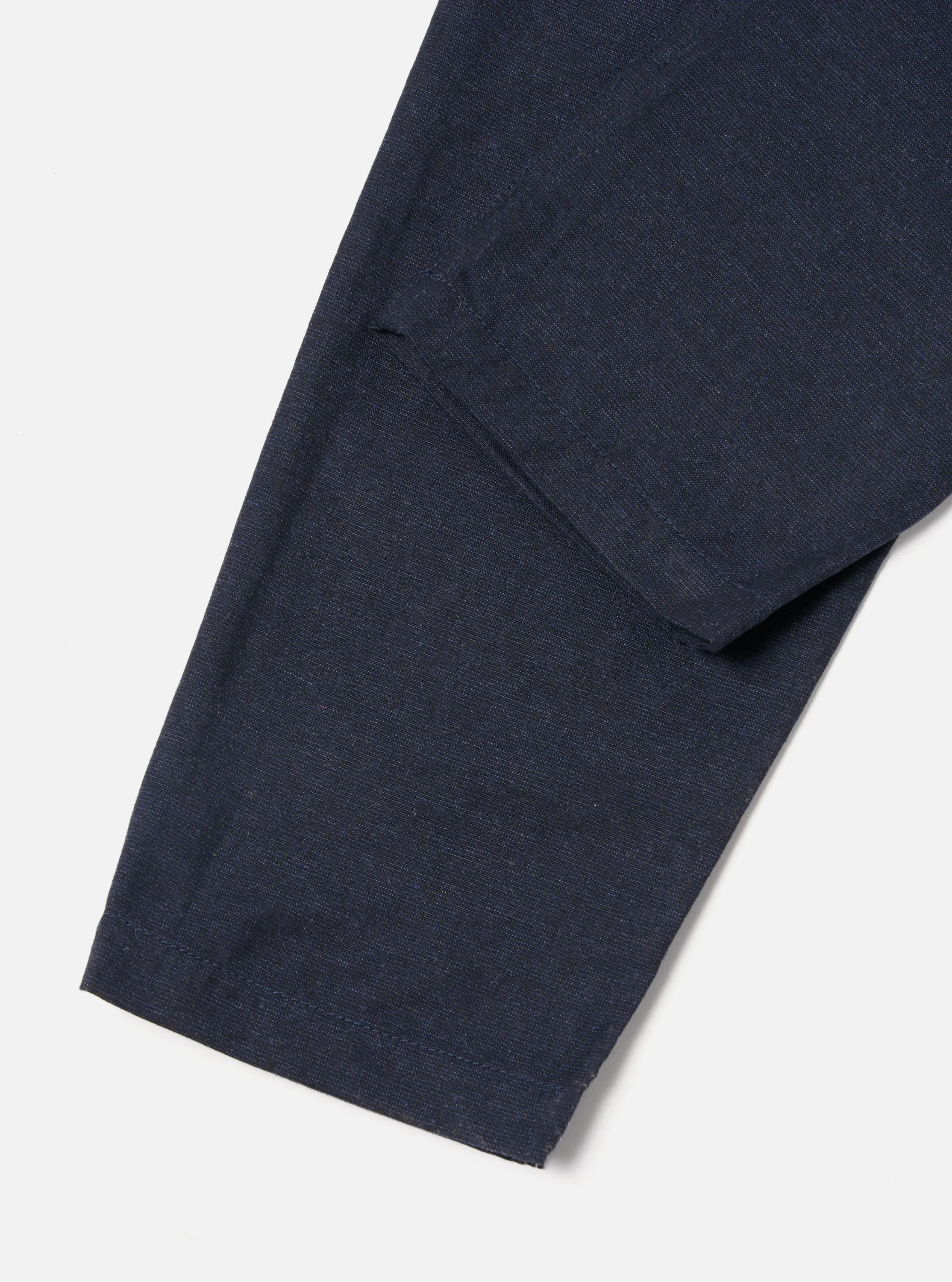 Universal Works Military Chino in Navy Birdseye Tweed